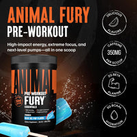 Animal Fury Pre-Workout: Blue Ice Pop™