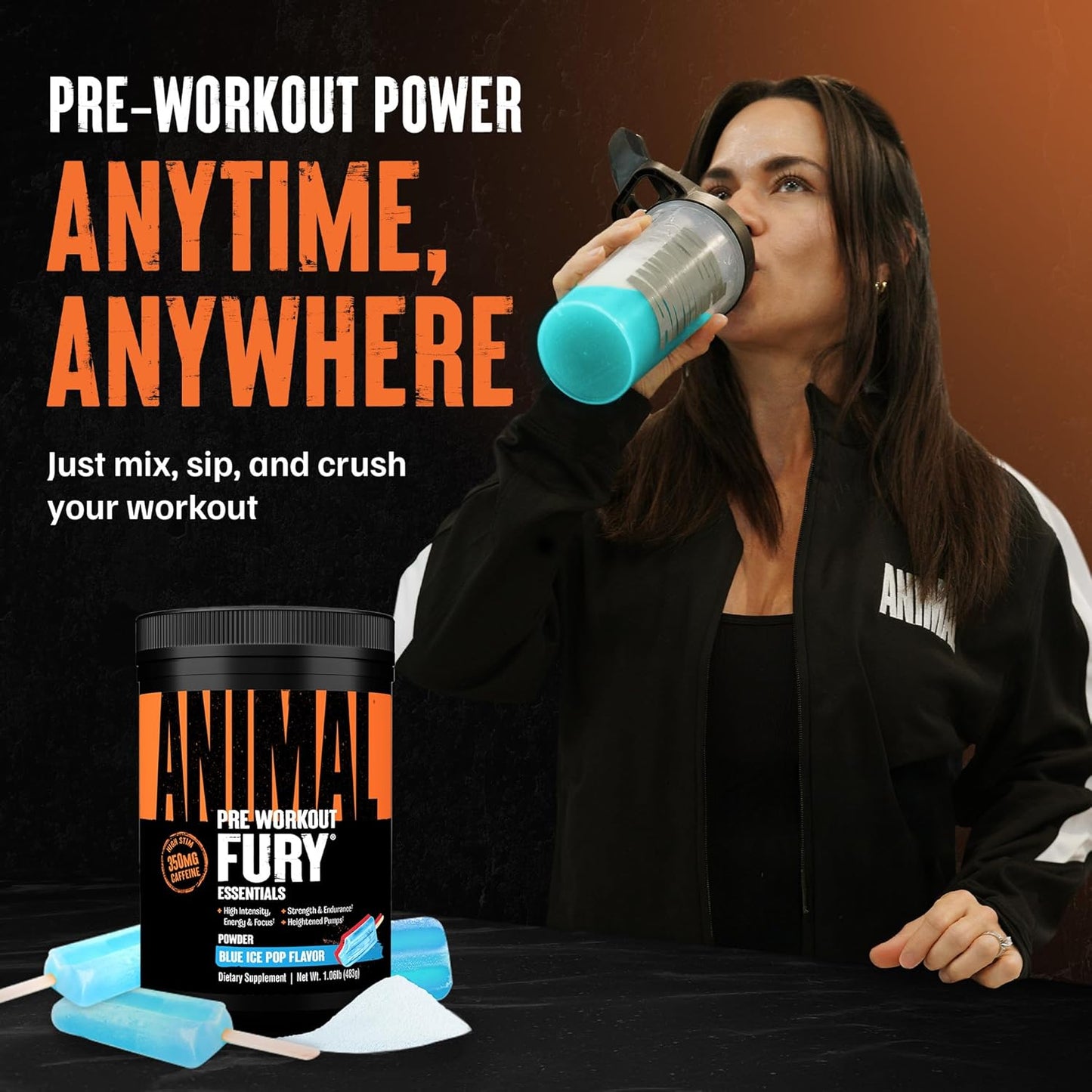 Animal Fury Pre-Workout: Blue Ice Pop™